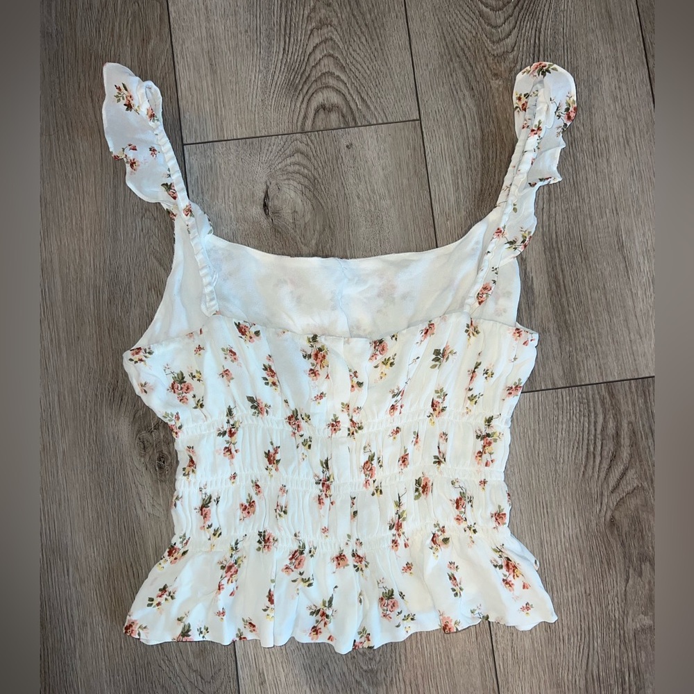 Reformation Floral Ruffle Tank - Picture 3 of 10